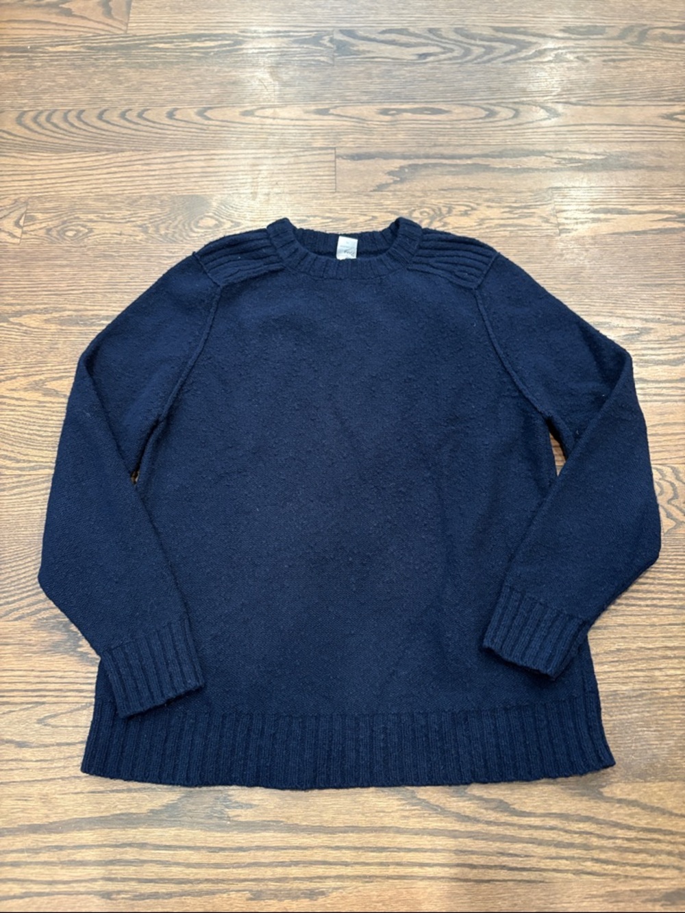 Men's Navy Crewneck Sweater - Soft Everyday Knit